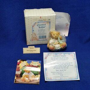 Cherished Teddies Beary Special One Age 1 Figurine Enesco 911348 1st Birthday